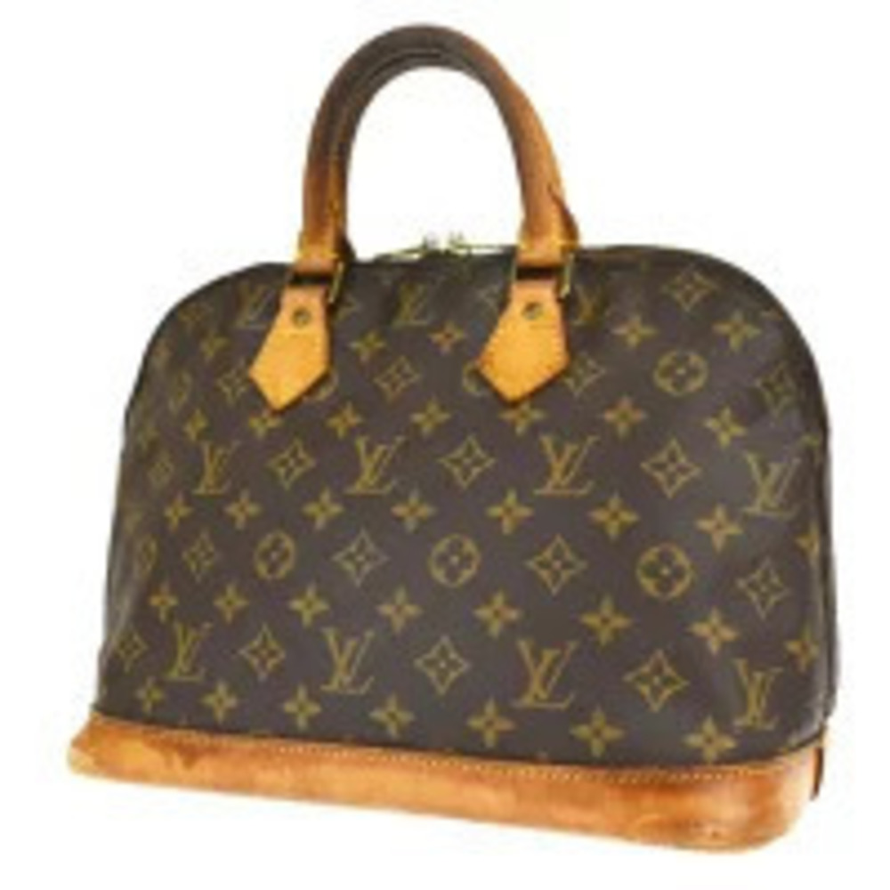 Louis Vuitton Alma Handbag Monogram Leather